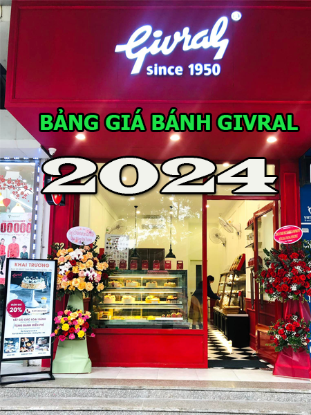 Bảng giá bánh trung thu givral 2024