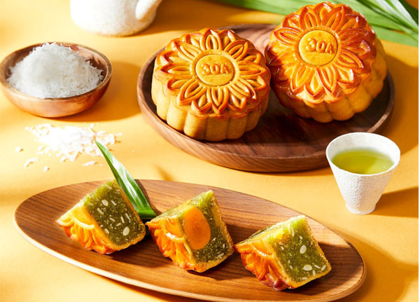 Bánh trung thu givral xoài